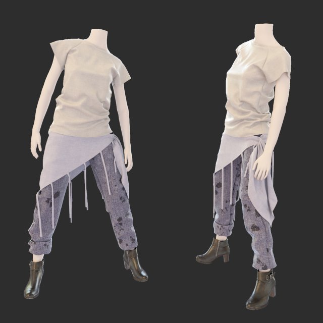 mannequin 3D Модель .c4d .max .obj .3ds .fbx .stl .blend 