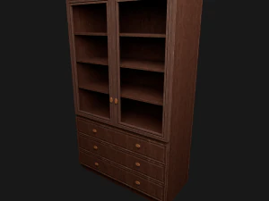 дерев'яна шафа 3D Модель
