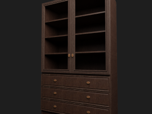 wooden cabinet 3D Модель