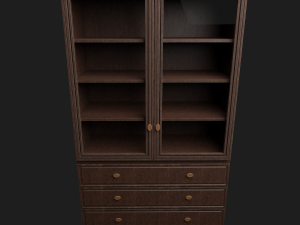wooden cabinet 3D Модель