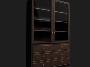 wooden cabinet 3D Модель