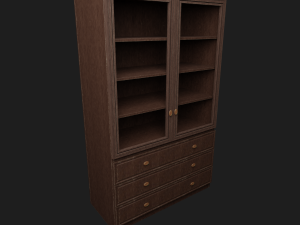 wooden cabinet 3D Модель