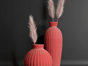 装饰花瓶 3D 模型