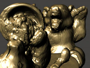offended bear 3D Model