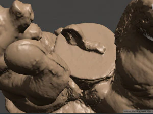 offended bear 3D Model