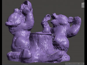 offended bear 3D Model
