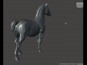 antique bronze horse 3D Model