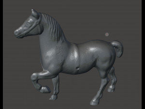 antique bronze horse 3D Model