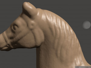 antique bronze horse 3D Model