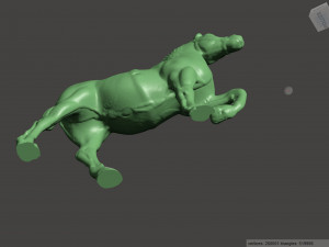 antique bronze horse 3D Model