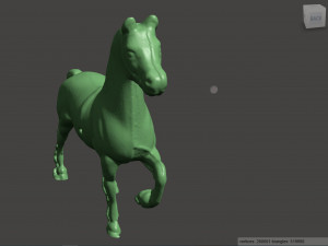 antique bronze horse 3D Model