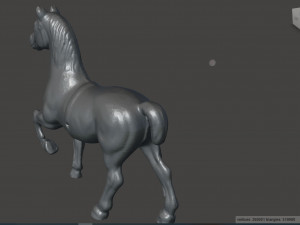 antique bronze horse 3D Model