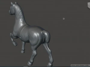 antique bronze horse 3D Model