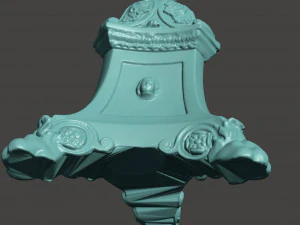 antique table lamp base 3D Model