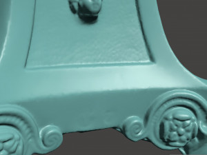 antique table lamp base 3D Модель