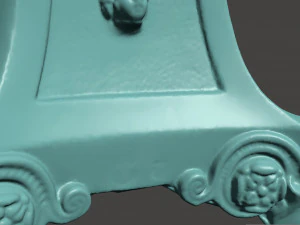 antique table lamp base 3D Model