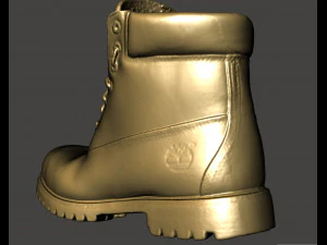 sepatu bot hutan klasik Model 3D