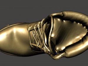 sepatu bot hutan klasik Model 3D