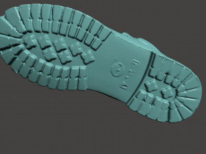 classic timberland boot Model 3D