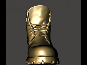 sepatu bot hutan klasik Model 3D