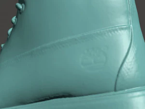 sepatu bot hutan klasik Model 3D