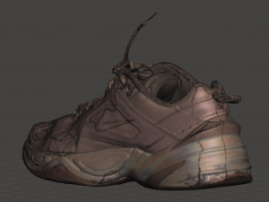 nike m2k tekno 3D मॉडल