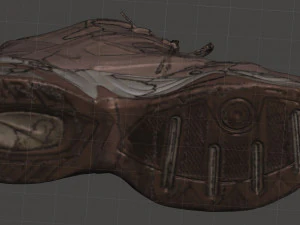 nike m2k tekno 3D Model