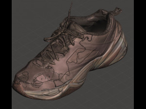 nike m2k tekno 3D मॉडल