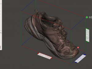 nike m2k tecno deformed 3D Model
