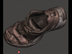 nike m2k tecno deformed 3D Model