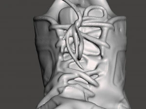 nike m2k tecno deformed 3D Model