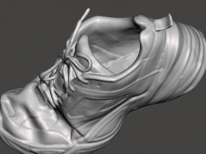 nike m2k tecno deformed 3D Model
