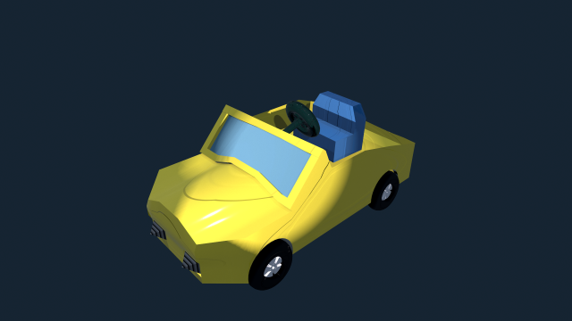 game ready car for video games Modèle 3D .c4d .max .obj .3ds .fbx .stl .blend 