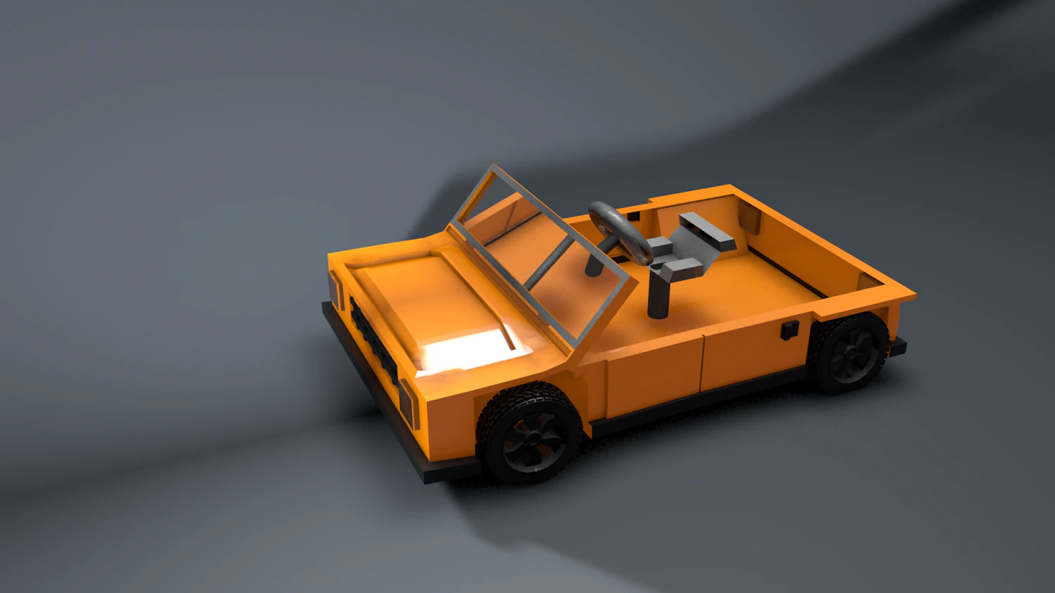 game ready car two 3D Model .c4d .max .obj .3ds .fbx .stl .blend