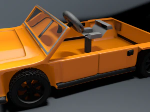 game ready car two 3D Model