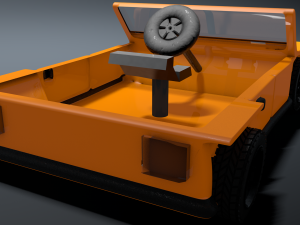 game ready car two 3D Модель