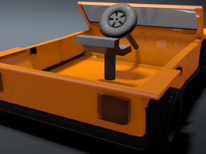 game ready car two 3D Model