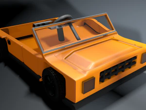 game ready car two 3D Model