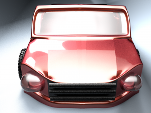 game ready car for video gamesthree Modelo 3D