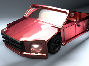 game ready car for video gamesthree Modelo 3D
