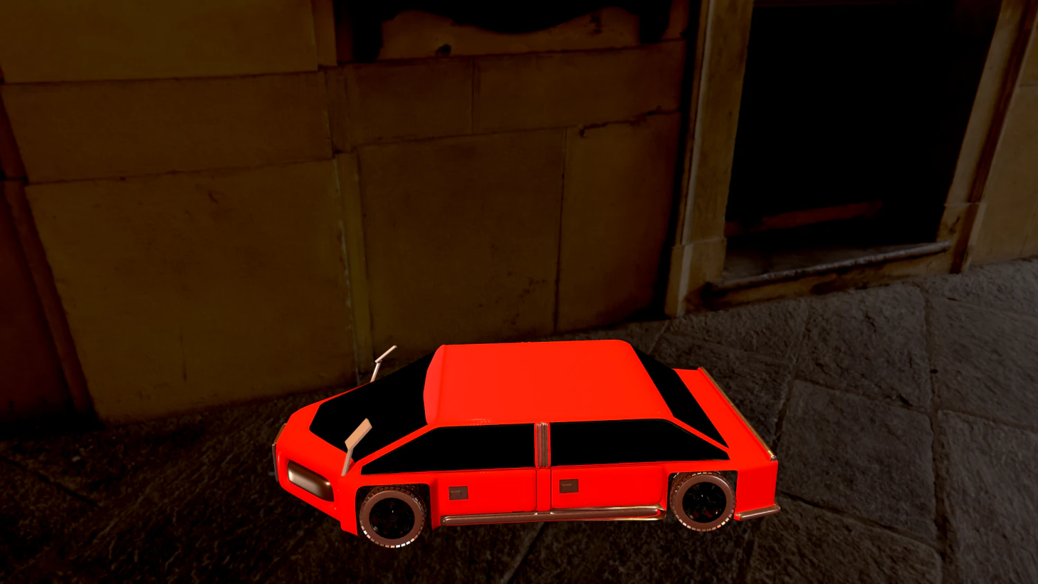 game ready car for video games four 3D Model .c4d .max .obj .3ds .fbx .stl .blend 