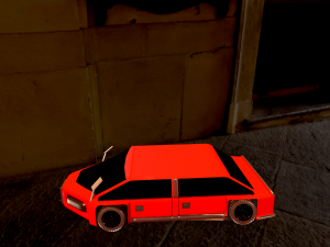 game ready car for video games four 3D Model
