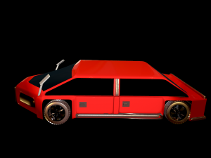 game ready car for video games four 3D मॉडल