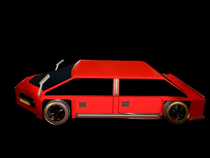game ready car for video games four 3D Model