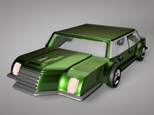 game ready car for video games five 3D Модель