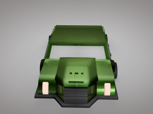 game ready car for video games five 3D Модель