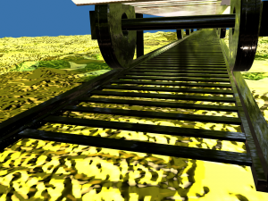 game ready 3d electric train 3D 模型