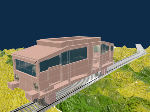 game ready 3d train Modelo 3D