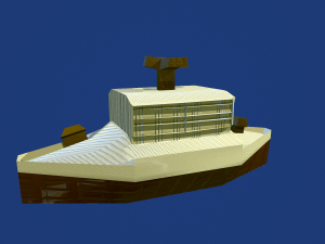 game ready vessel 3D मॉडल