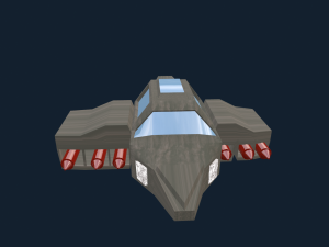 game ready spaceship 3D Model